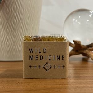 WILDMEDICINE specialty GEMSTONE crystal soap bar EUCALYPTUS scent